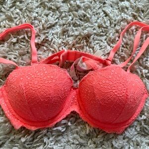 Victoria's Secret Neon Lace Bra